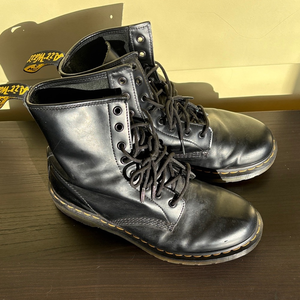 Womens Dr. Martens 1460 8-Eye Boot - Black - Women’s Size 10